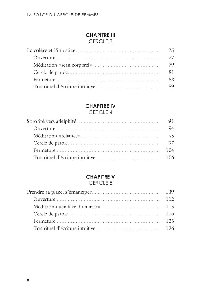 La force du cercle de femmes