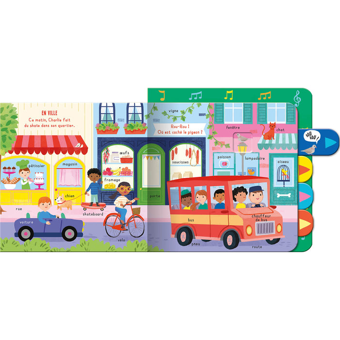 Mon imagier sonore à tirettes - Autour de moi