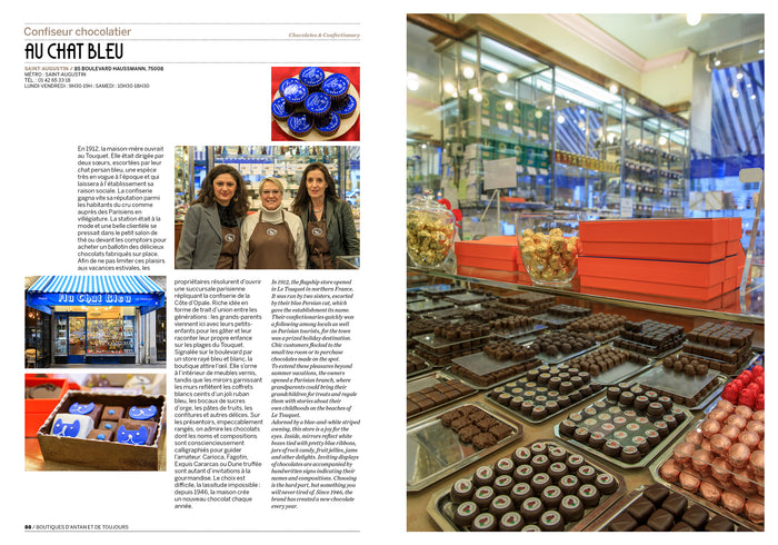 Paris boutiques d'antan et de toujours