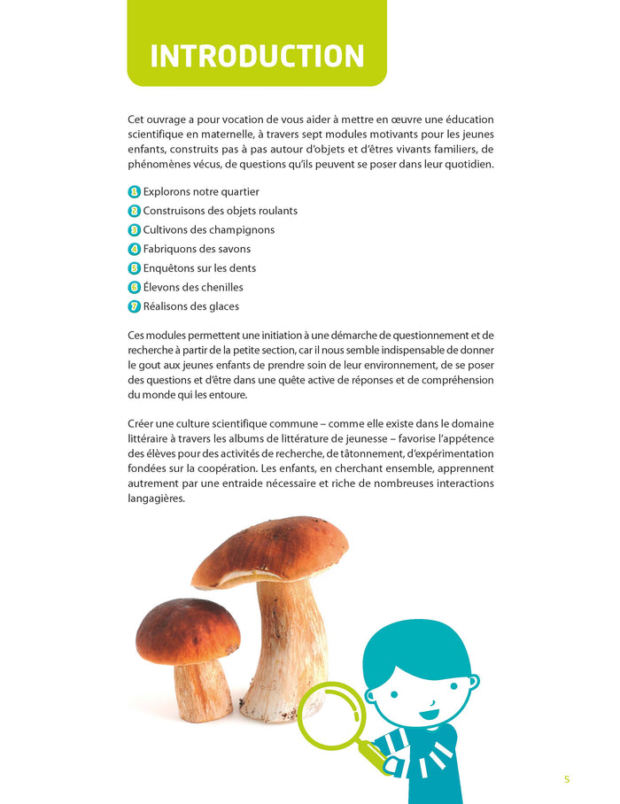 Education scientifique à grands pas -PS-MS-GS