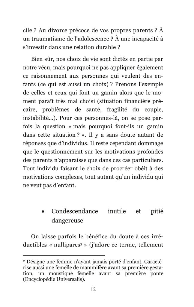 Arrêtez de faire des gosses !
