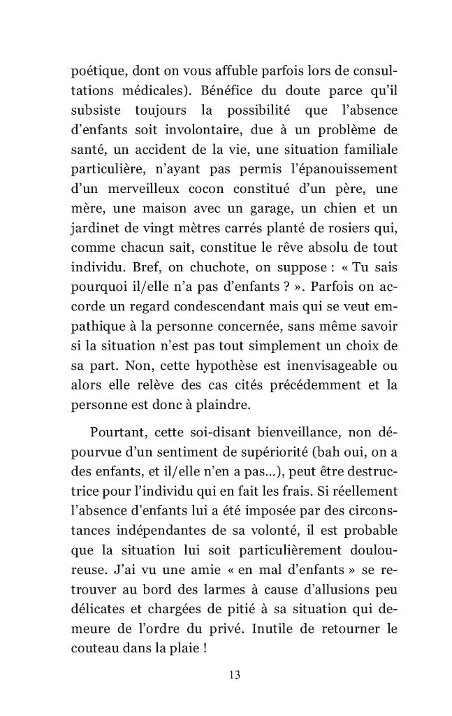 Arrêtez de faire des gosses !