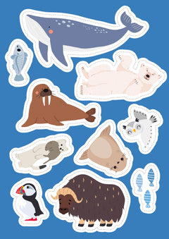 Les régions polaires - Stickers et activités