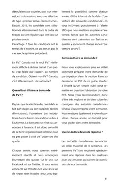 Le guide des pvtistes au Canada