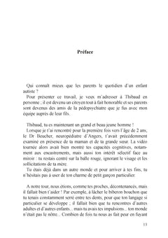 Thibaud, jeune autiste, charmeur d'un autre monde