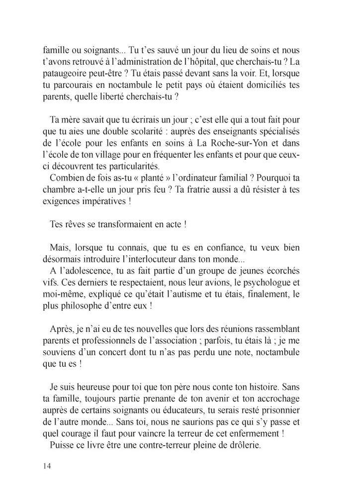 Thibaud, jeune autiste, charmeur d'un autre monde