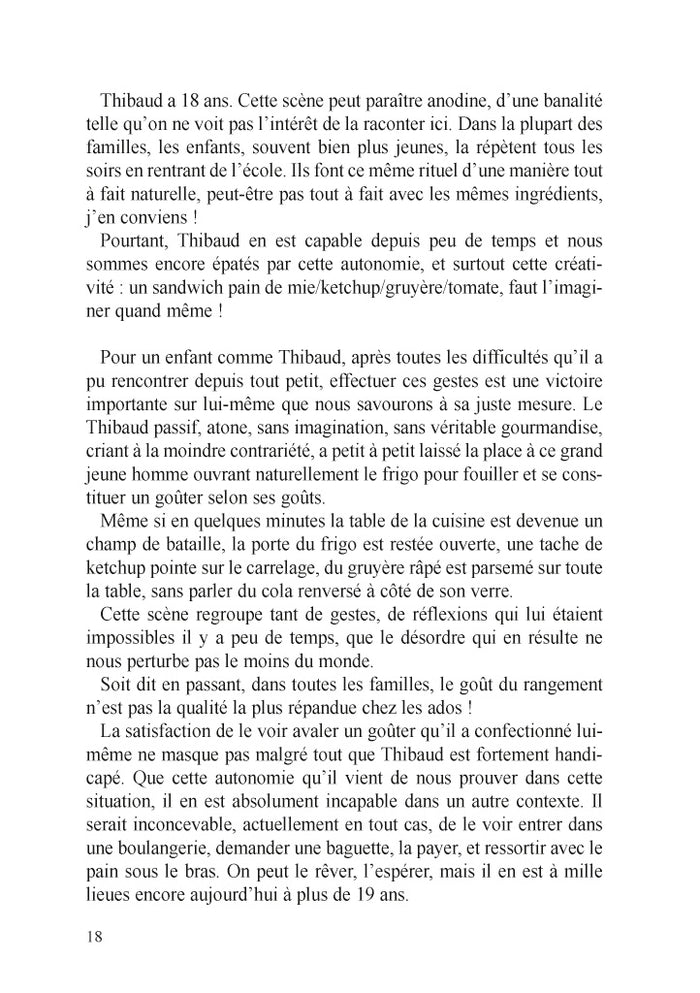 Thibaud, jeune autiste, charmeur d'un autre monde