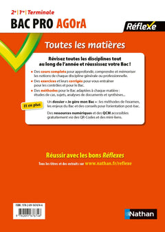 Toutes les matières - Bac Pro AGOrA