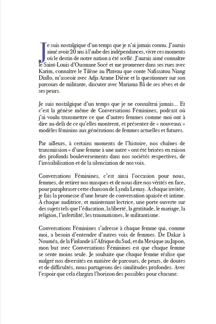 Conversations féminines