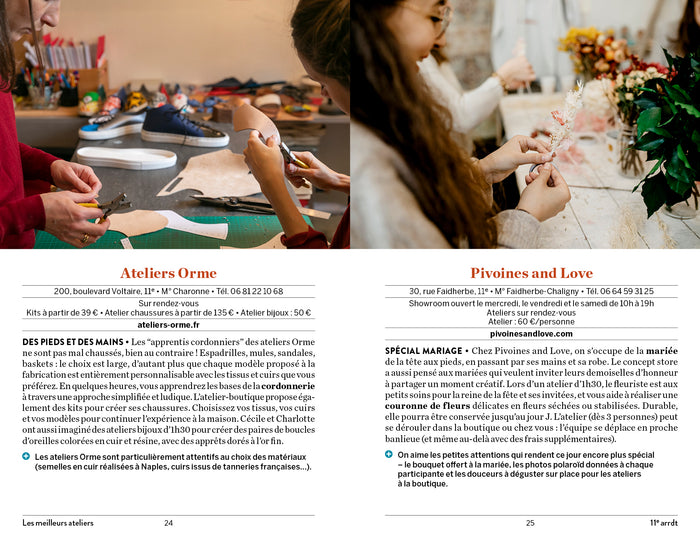 Paris DIY (Do it yourself) - Les meilleures ateliers et fournisseurs pour libérer sa créativité