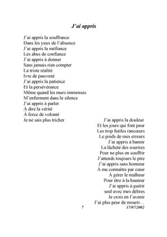 Morceaux de vie
