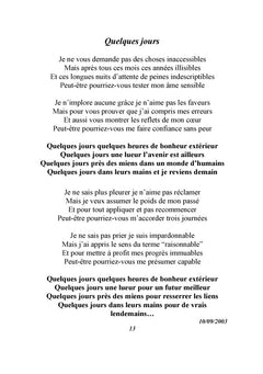 Morceaux de vie