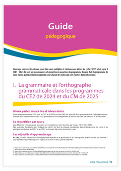 Méthode testée en classe - La grammaire au jour le jour - la Moufle