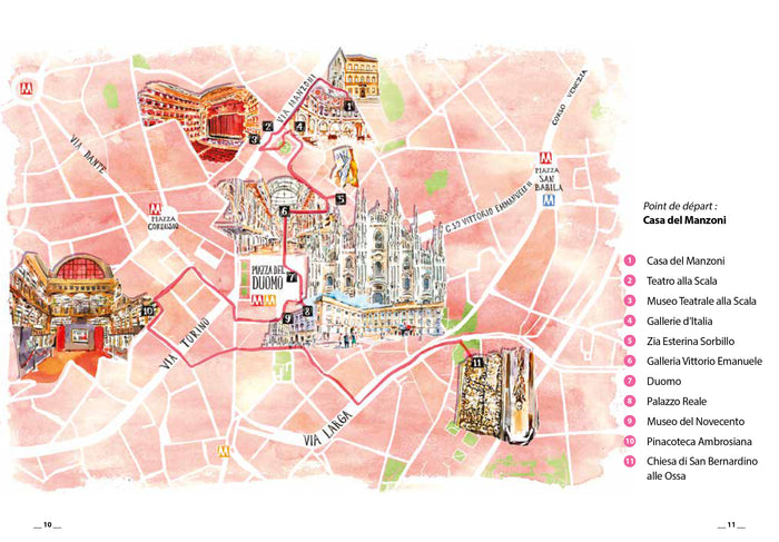Milan à pied - Curiosités et petites découvertes