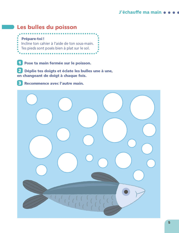 Cahier pour commencer à écrire MS GS