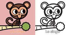 MES PREMIERS COLORIAGES SANS DEPASSER - ANIMAUX
