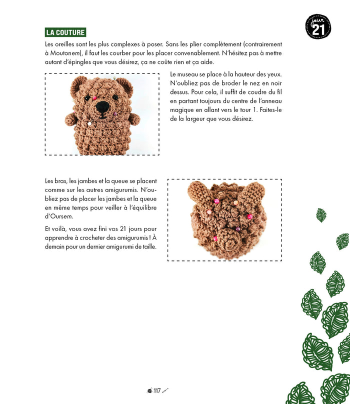 21 jours pour apprendre à crocheter des amigurumis
