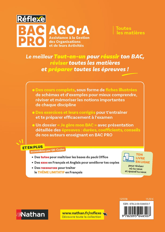 Toutes les matières Bac Pro AGOrA - Réflexe N° 89