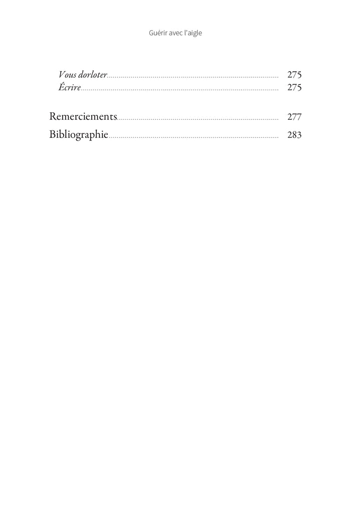Guérir avec l'aigle