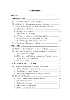 L'élevage professionnel d'insectes