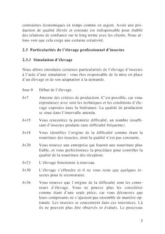L'élevage professionnel d'insectes