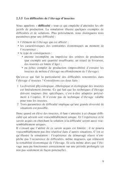 L'élevage professionnel d'insectes