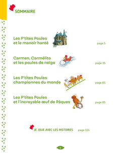 Cocorico Je sais lire ! 1res lectures - 4 aventures P'tites Poules - Niveau 2 Tome 2