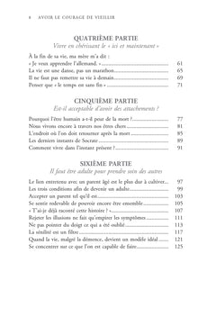 Avoir le courage de vieillir