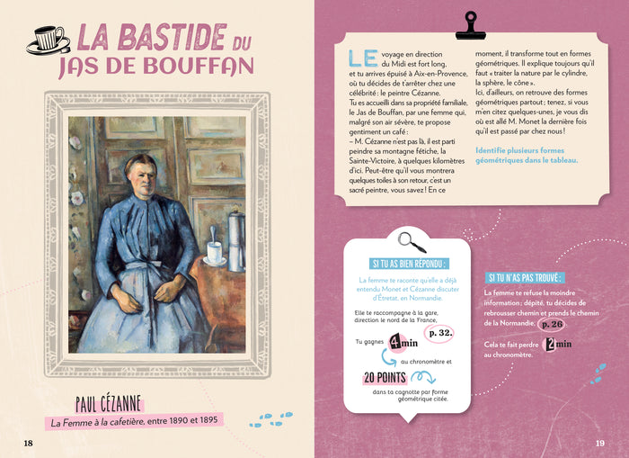 Sur les traces de Monet - Escape book