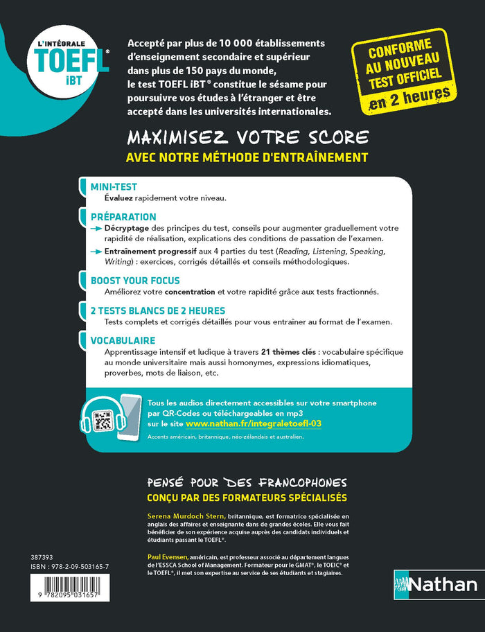 L'intégrale TOEFL IBT