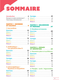 Réussir mon CRPE - Maths L3 cahier d'entrainement 2027-2028