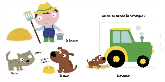 Mon imagier animé Kididoc - la ferme