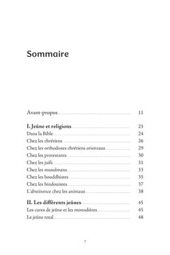 Le jeûne - Monodiètes et autres régimes