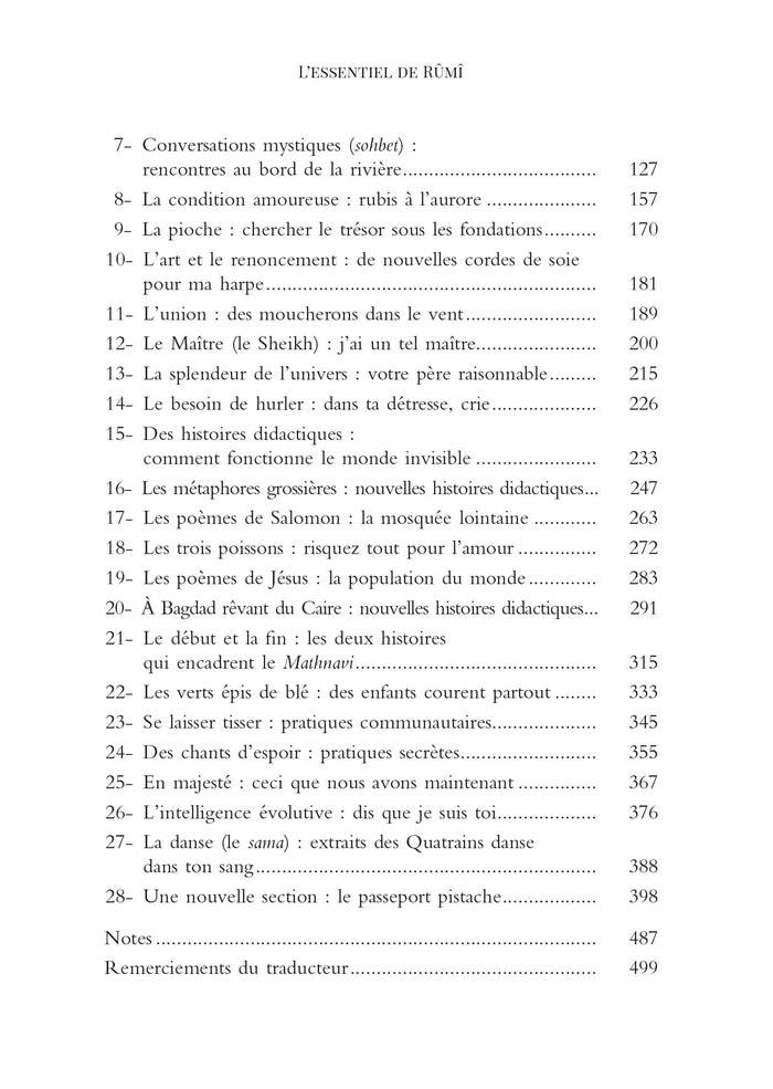 L'essentiel de Rûmî