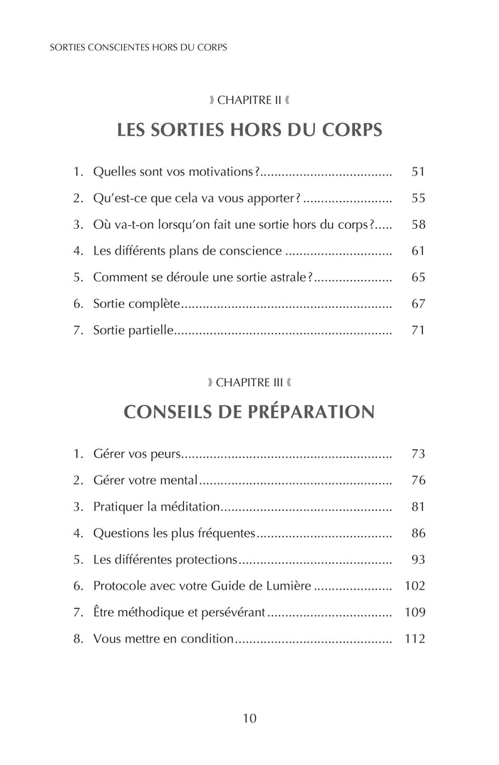 Sorties conscientes hors du corps