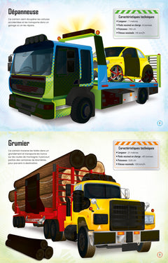 Construis tes camions avec des autocollants