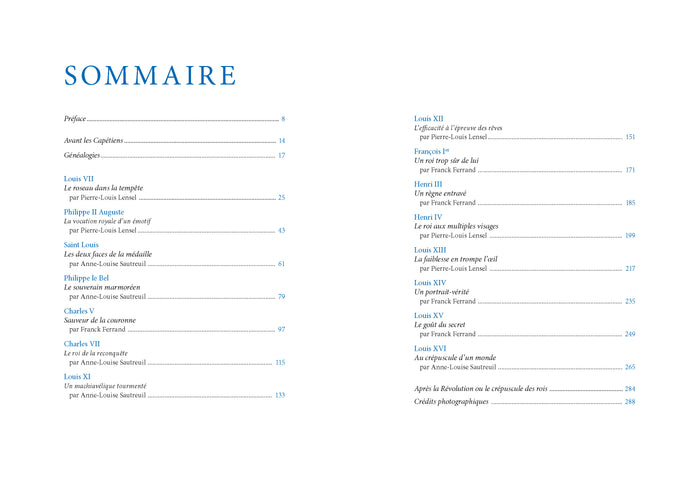 Nos rois de France