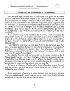 Harmonisation énergétique des personnes: Manuel de curothérapie 2020