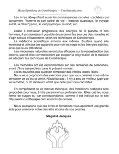 Harmonisation énergétique des personnes: Manuel de curothérapie 2020