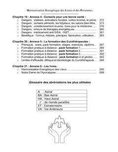 Harmonisation énergétique des personnes: Manuel de curothérapie 2020