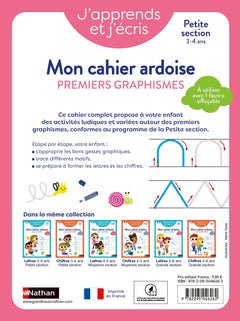 J'apprends et j'écris Premiers graphismes Petite Section 3-4 ans