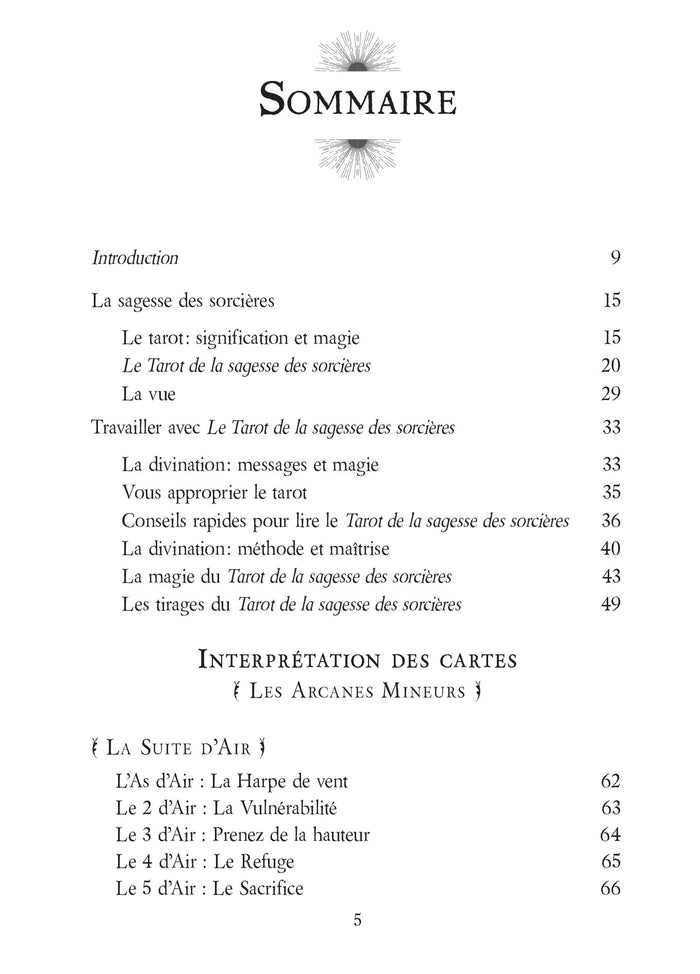 Le tarot de la sagesse des sorcières