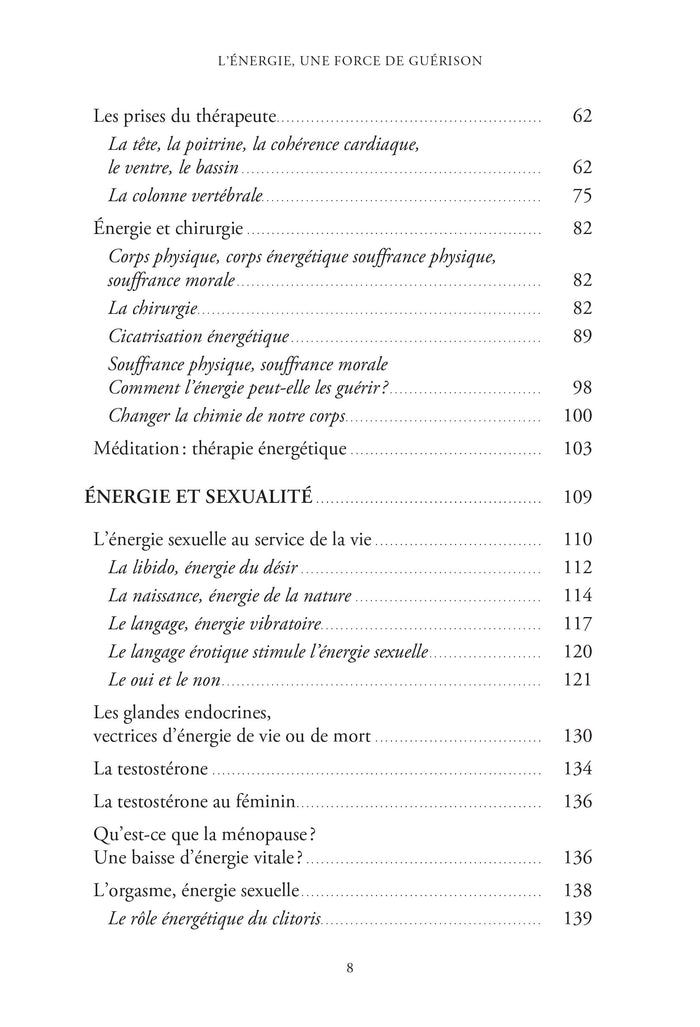 L'énergie, une force de guérison