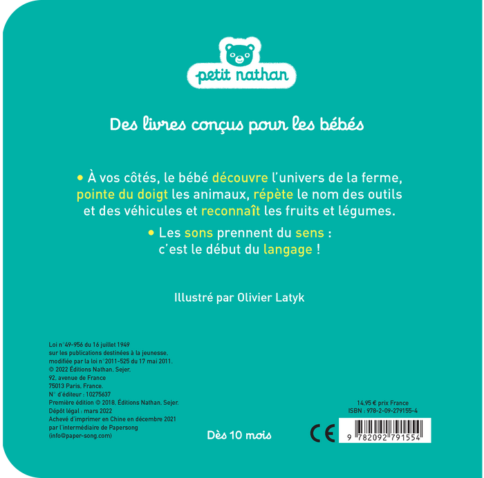 100 mots de la ferme