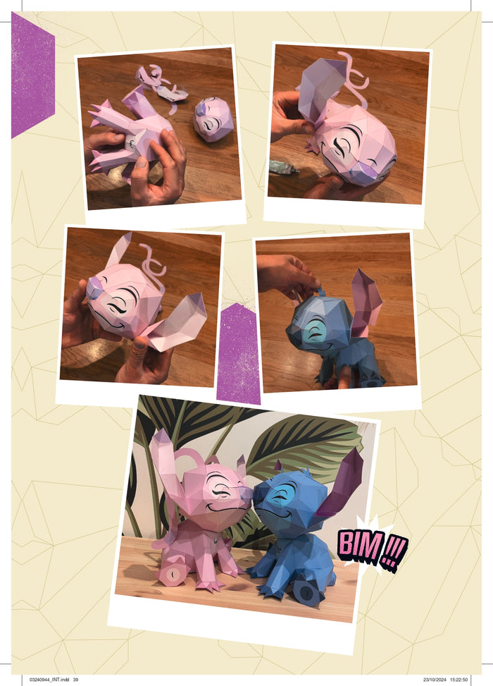Papertoy Disney - Stitch et Angel