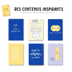 Bullet journal optimiste A5 - Edition Florale - Agenda et carnet de notes A5 - To do list et organisation - créativité et bonheur as