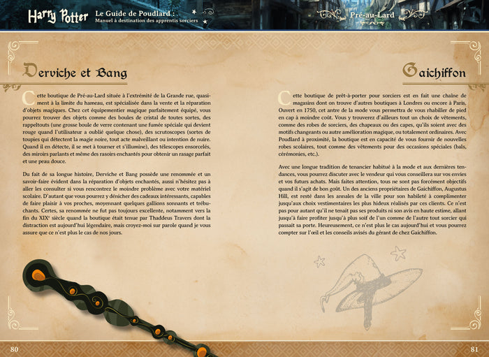 Harry Potter : Le guide de Poudlard - Manuel à destination des apprentis sorciers