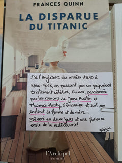 La disparue du Titanic