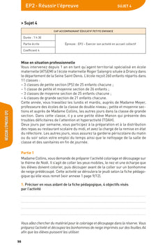 Annales corrigées - CAP Accompagnant éducatif petite enfance