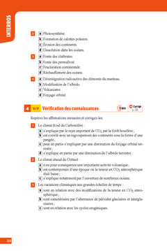 SVT (Sciences de la vie et de la Terre) Terminale - Interros des lycées Tle